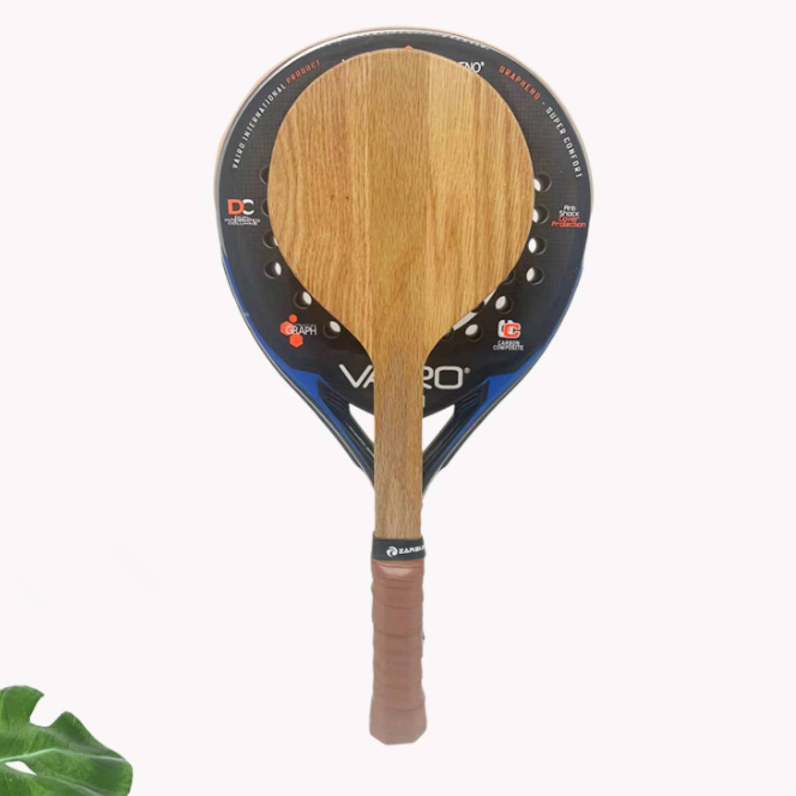 Tennis Racket - ไม้เทนนิสชายหาด ไม้เทนนิสฝึกซ้อมชายหาด พร้อมด้ามจับที่สะดวกสบาย สำหรับสนามหญ้าริมทะเล สนามหลังบ้าน กีฬากลางแจ้ง