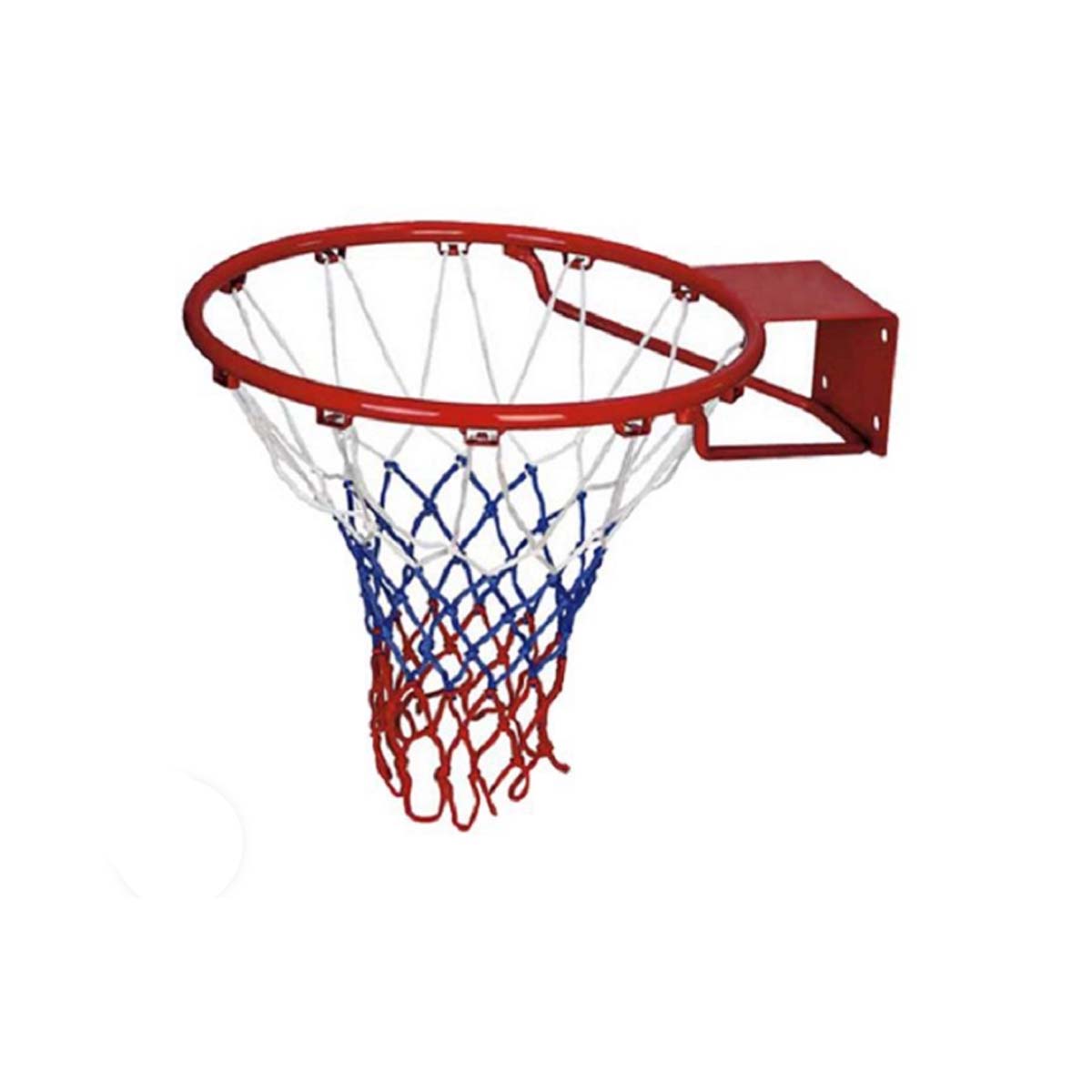 Basketball Hoop - ห่วงบาสเก็ตบอลแบบพกพาคุณภาพสูง ปี 2022 สีขาว/สามสี พร้อมแผ่นหลังโลหะ ขายดี