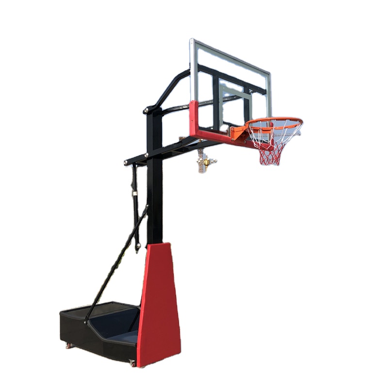 Basketball Hoop - แท่นบาสเก็ตบอลแบบเคลื่อนย้ายได้พร้อมระบบห่วงบาสเก็ตบอลปรับความสูงได้ สำหรับเด็ก