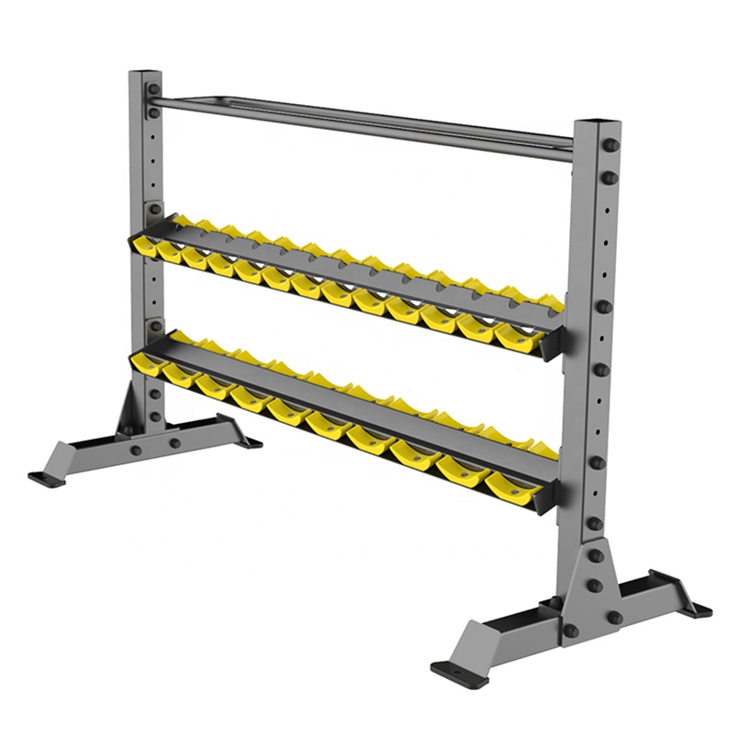 Dumbbell Set - ชุดแร็ควางดัมเบลสำหรับออกกำลังกายเชิงพาณิชย์ โครงสร้างแข็งแรง เหมาะสำหรับใช้ในยิมและห้องฝึกซ้อม ใช้งานได้ทุกวัน