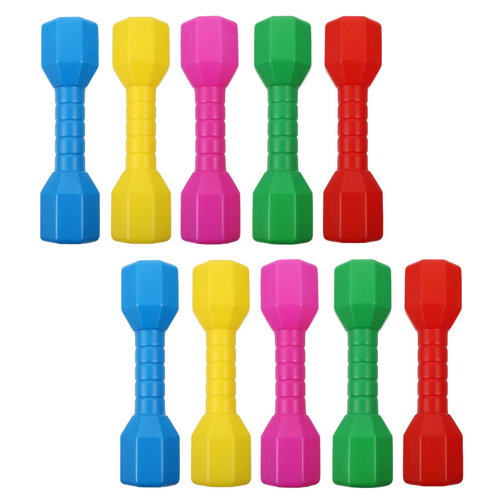 Dumbbell Set - ชุดดัมเบลสำหรับเด็ก 10 ชิ้น น้ำหนักเบา สีสันสดใส ปลอดภัย