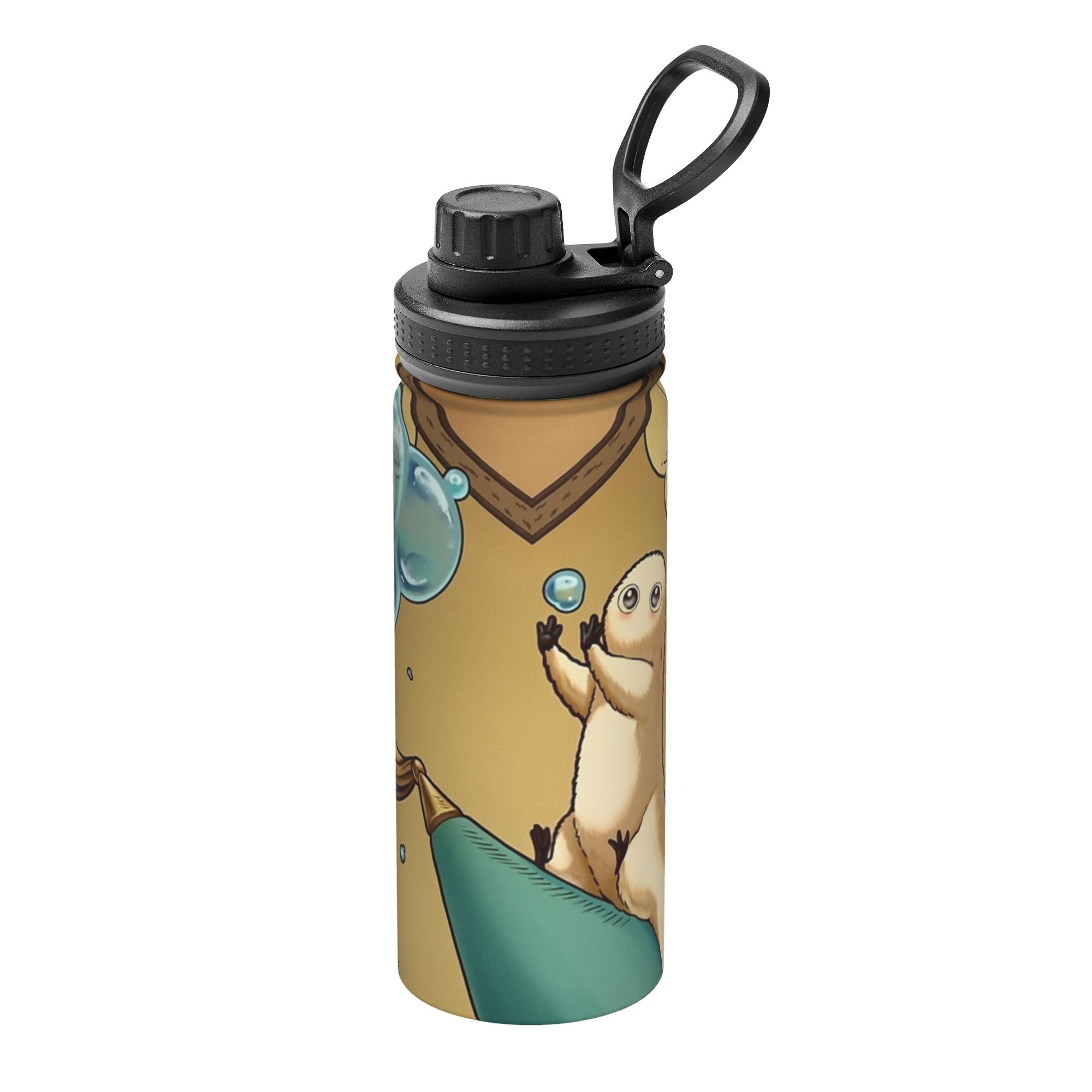 Sports Water Bottle Insulated - กระติกน้ำสแตนเลสเก็บความร้อน Brushbuddy Witch Hat Atelier Anime