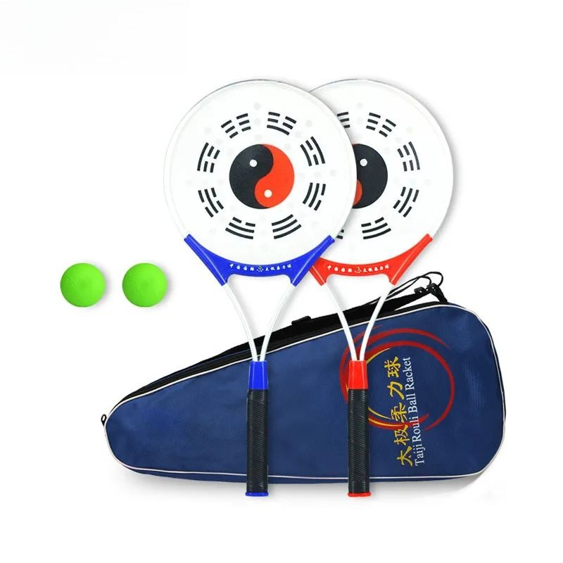 Gym Ball - ไม้ตีไทชิซอฟท์บอล คาร์บอนไฟเบอร์ น้ำหนักเบา สำหรับการแข่งขันระดับมืออาชีพ เหมาะสำหรับการฝึกซ้อมแบบผู้ใหญ่ แบบจีน