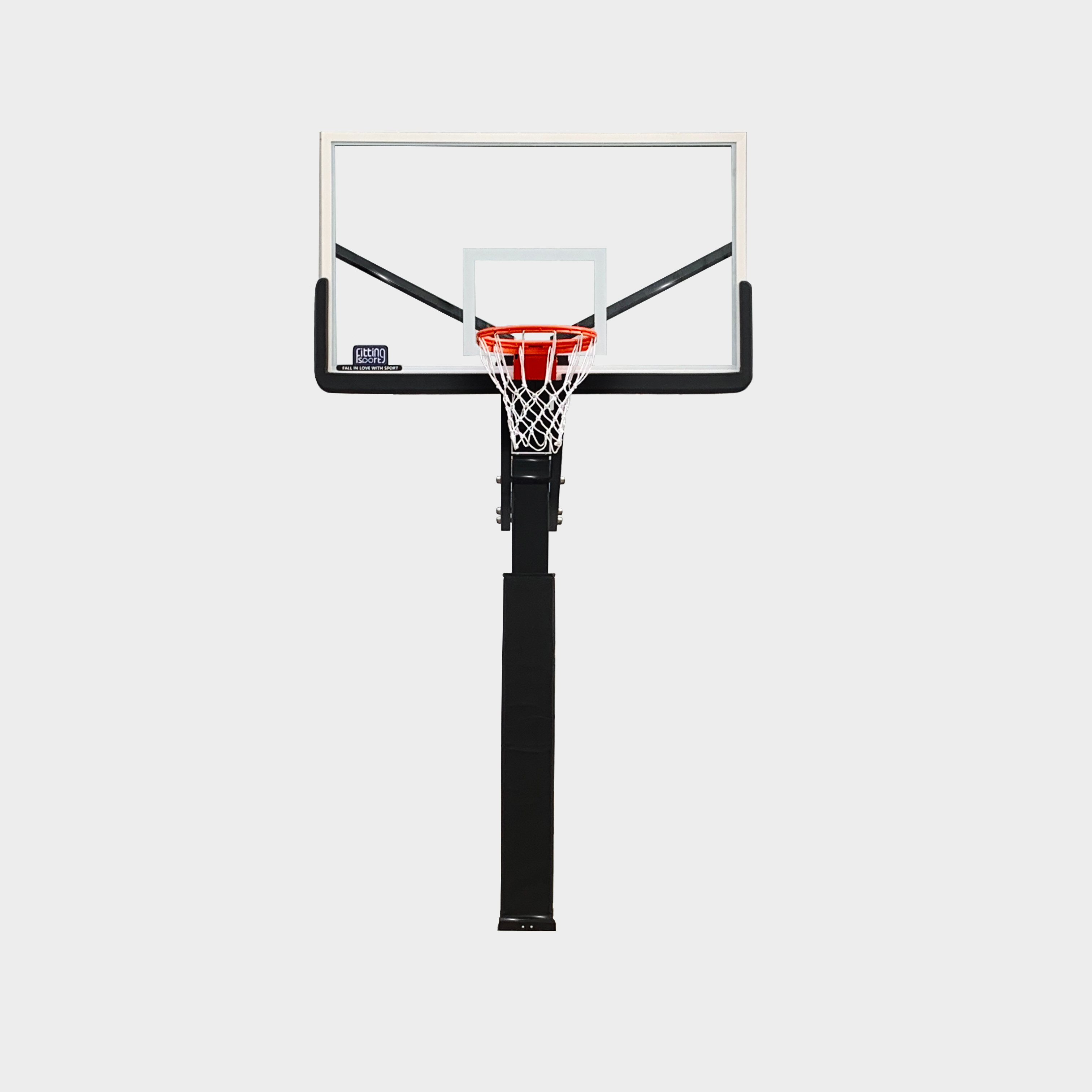 Basketball Hoop - ห่วงบาสเก็ตบอลกลางแจ้ง เสาเหล็กเคลือบสีฝุ่น ดีไซน์แบบมืออาชีพ พร้อมประสิทธิภาพการเด้งกลับ ช่วยเพิ่มยอดขาย