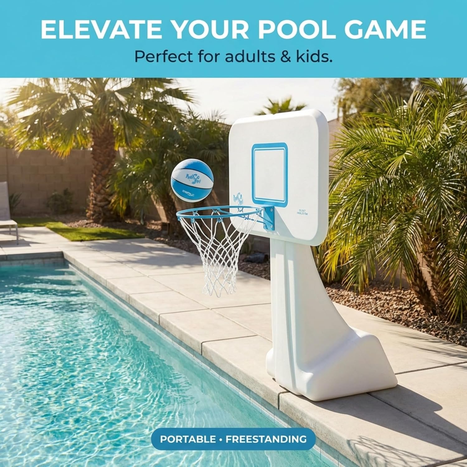 ชุดห่วงบาสเก็ตบอลสำหรับสระว่าย - Basketball Hoop บทวิจารณ์และราคา
