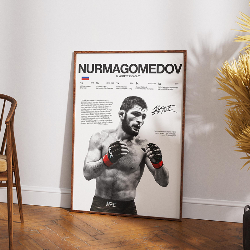 โปสเตอร์นักมวยชื่อดัง UFC ภาพพ - Sports Equipment Poster บทวิจารณ์และราคา
