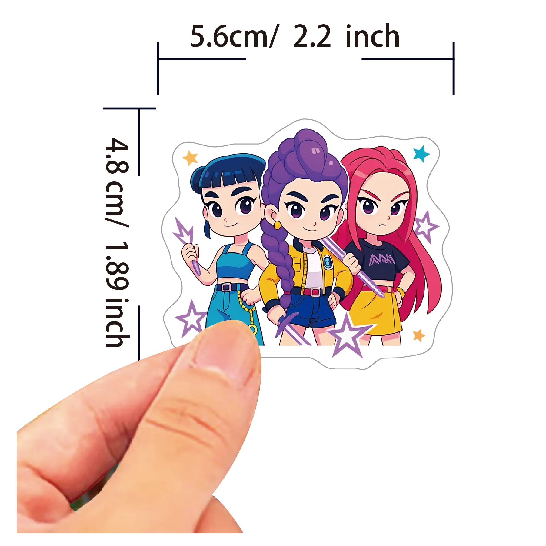 60 ชิ้น สติกเกอร์อนิเมะสาวๆ ลู - Skateboard บทวิจารณ์และราคา