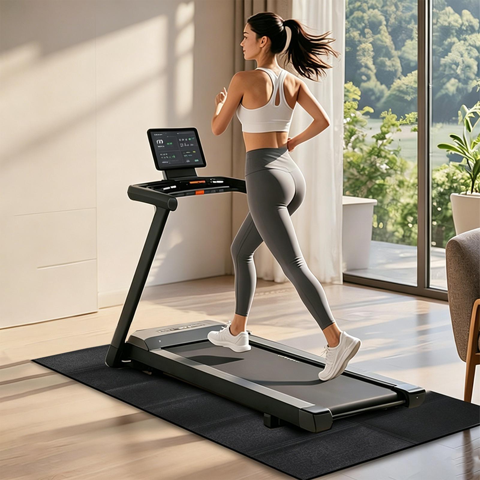 แผ่นรองพื้นลู่วิ่งไฟฟ้า ดูดซับ - Yoga Mat บทวิจารณ์และราคา