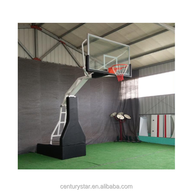 แป้นบาสเก็ตบอลแบบฝังพื้นพร้อมห - Basketball Hoop บทวิจารณ์และราคา