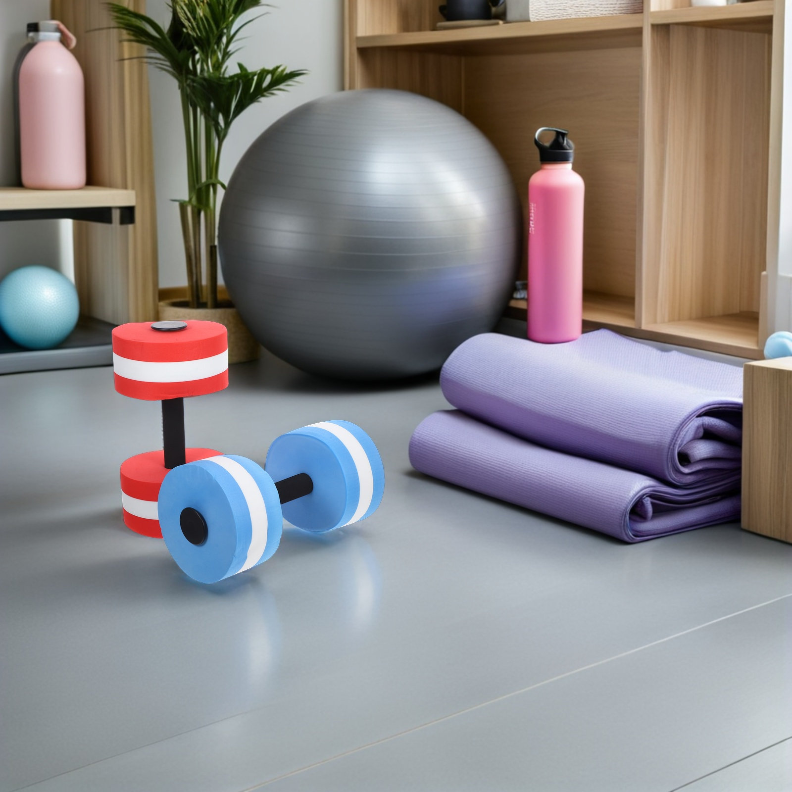ดัมเบลลอยน้ำ 2 ชิ้น น้ำหนักลอย - Dumbbell Set บทวิจารณ์และราคา