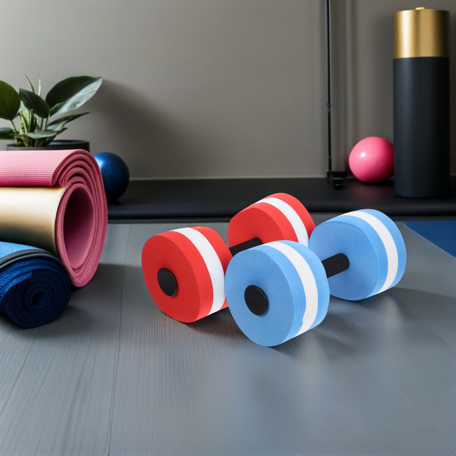 ดัมเบลลอยน้ำ 2 ชิ้น น้ำหนักลอย - Dumbbell Set บทวิจารณ์และราคา