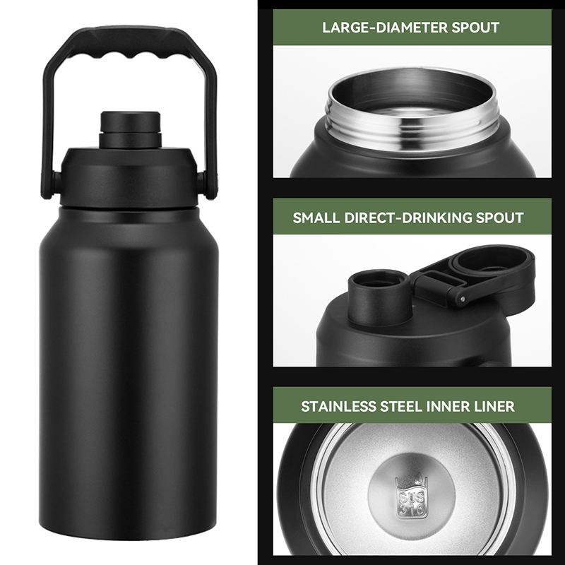 ขวดน้ำเก็บอุณหภูมิพร้อมฝาปิดแล - Sports Water Bottle Insulated บทวิจารณ์และราคา