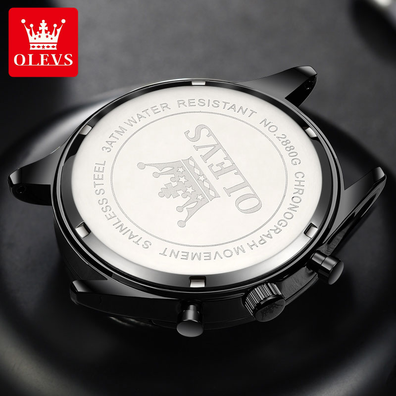 OLEVS 2880 นาฬิกาแฟชั่นลำลองสำ - Resistance Band บทวิจารณ์และราคา
