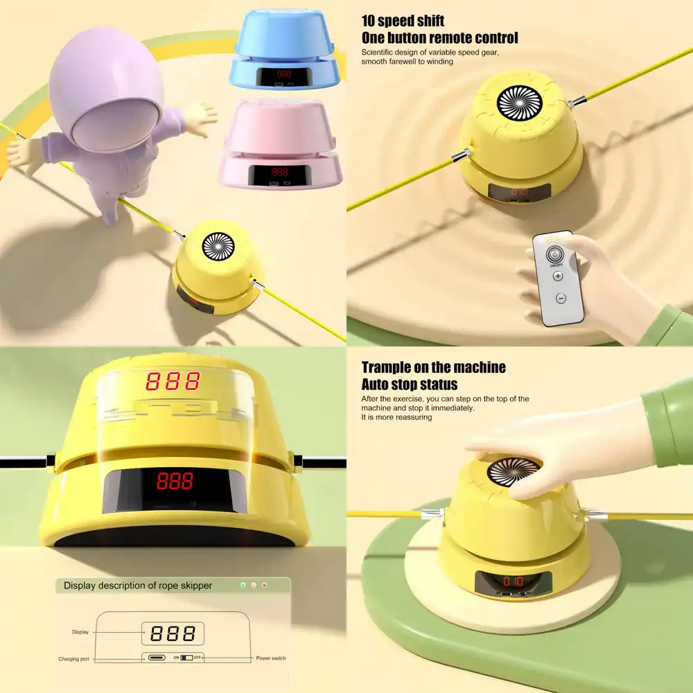 WAP01 เครื่องกระโดดเชือกไฟฟ้าอ - Jump Rope บทวิจารณ์และราคา