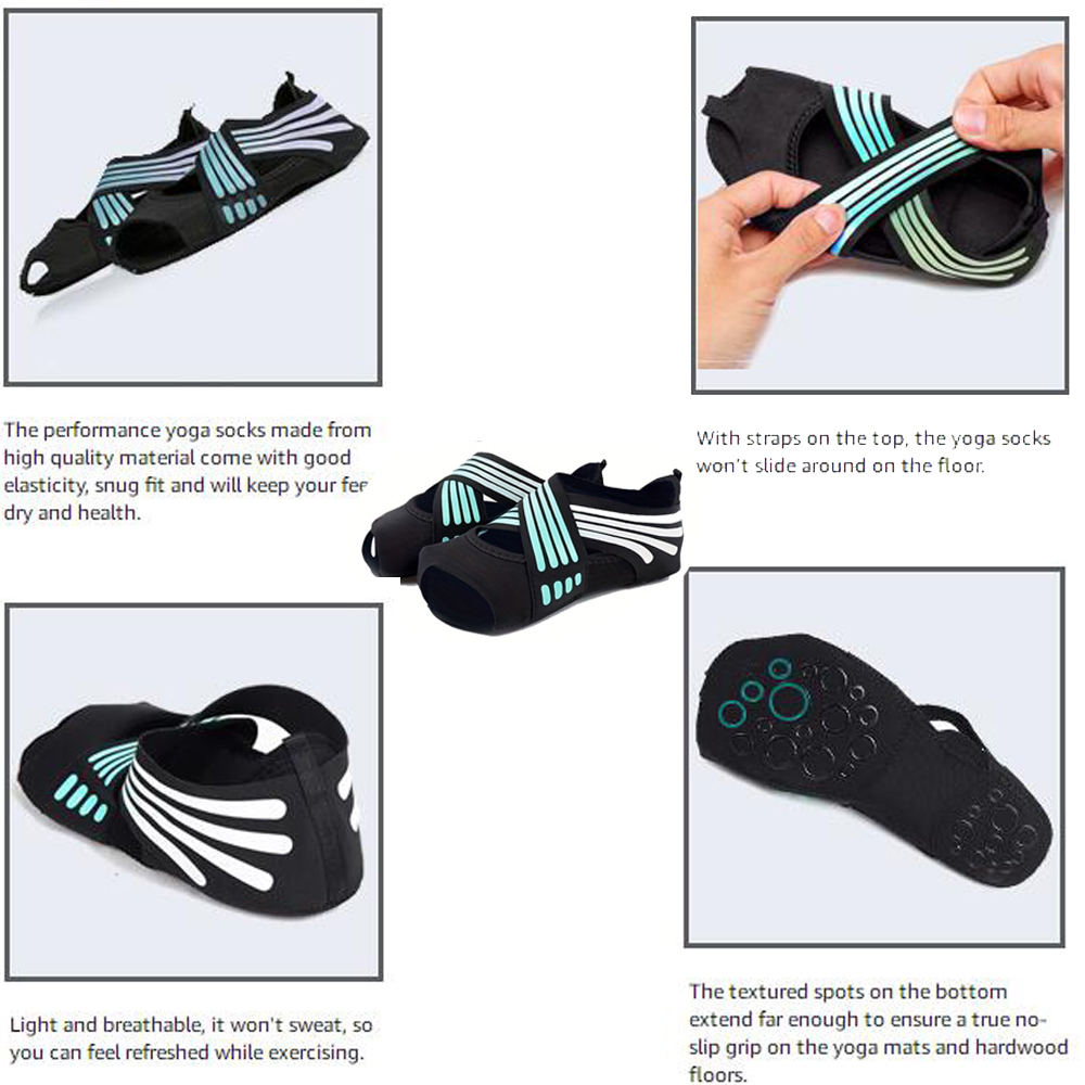 ถุงเท้ากันลื่นแบบไม่มีนิ้วสำหร - Gym Ball บทวิจารณ์และราคา