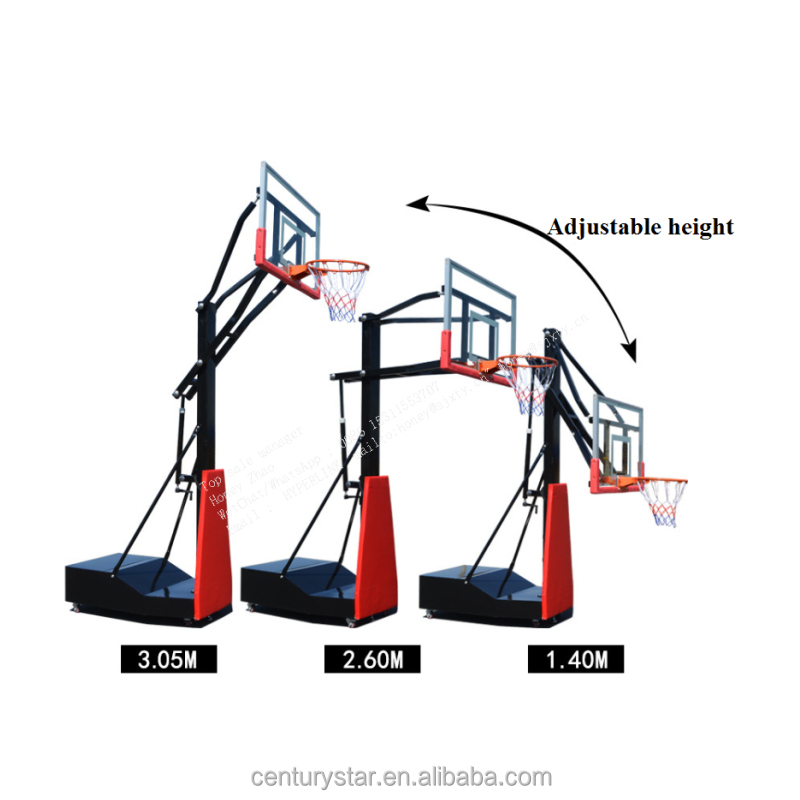 แป้นบาสเก็ตบอลไฟเบอร์กลาสแบบปร - Basketball Hoop บทวิจารณ์และราคา