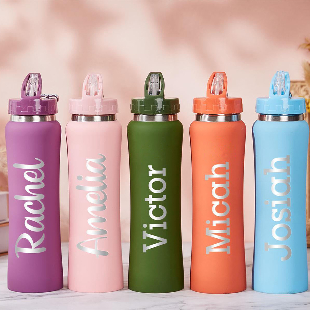 ขวดน้ำสแตนเลสสตีลพร้อมฝาปิดแบบ - Sports Water Bottle Insulated บทวิจารณ์และราคา
