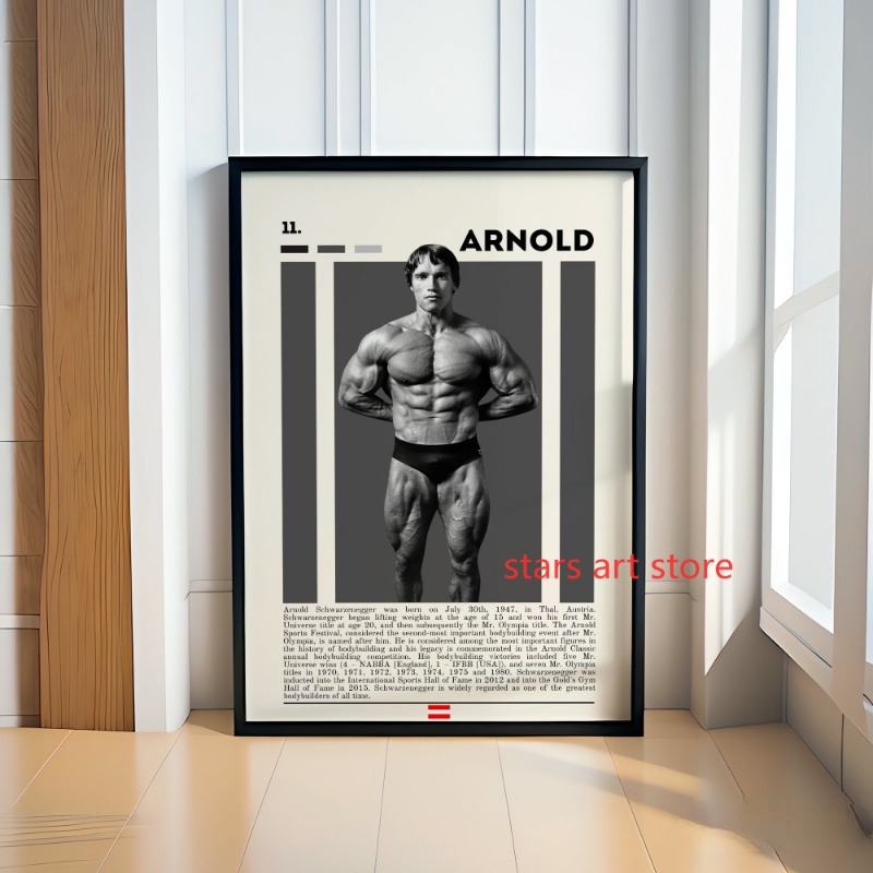 โปสเตอร์ศิลปะ Schwarzenegger ผ - Sports Equipment Poster บทวิจารณ์และราคา