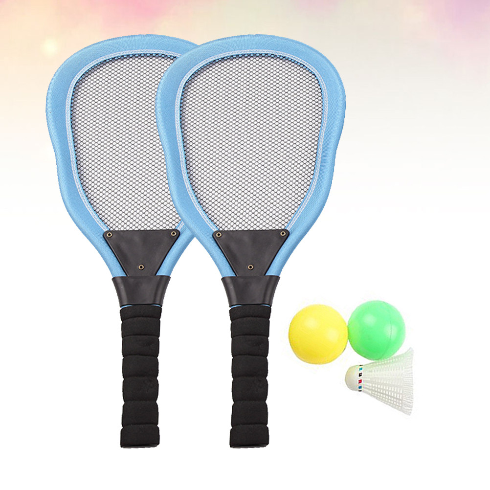 ชุดไม้แบดมินตันชายหาดผ้า 5 ชิ้ - Badminton Racket บทวิจารณ์และราคา