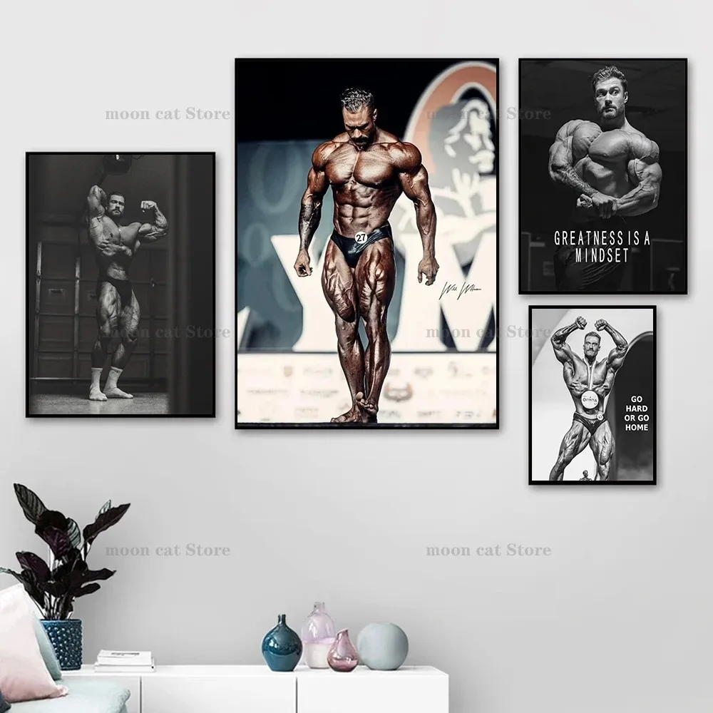 ภาพวาดผ้าใบ Chris Bumstead Bod - Sports Equipment Poster บทวิจารณ์และราคา