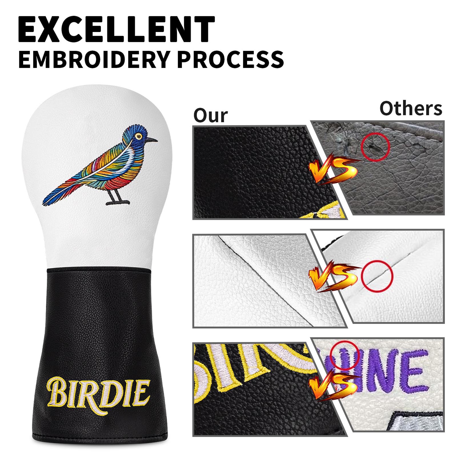 ปลอกคลุมหัวไม้กอล์ฟปักลายนกหลา - Resistance Band บทวิจารณ์และราคา