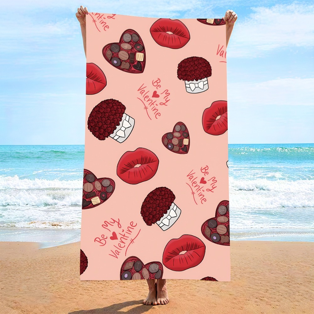 ผ้าเช็ดตัวลายหัวใจ 27x55 นิ้ว  - Yoga Mat บทวิจารณ์และราคา