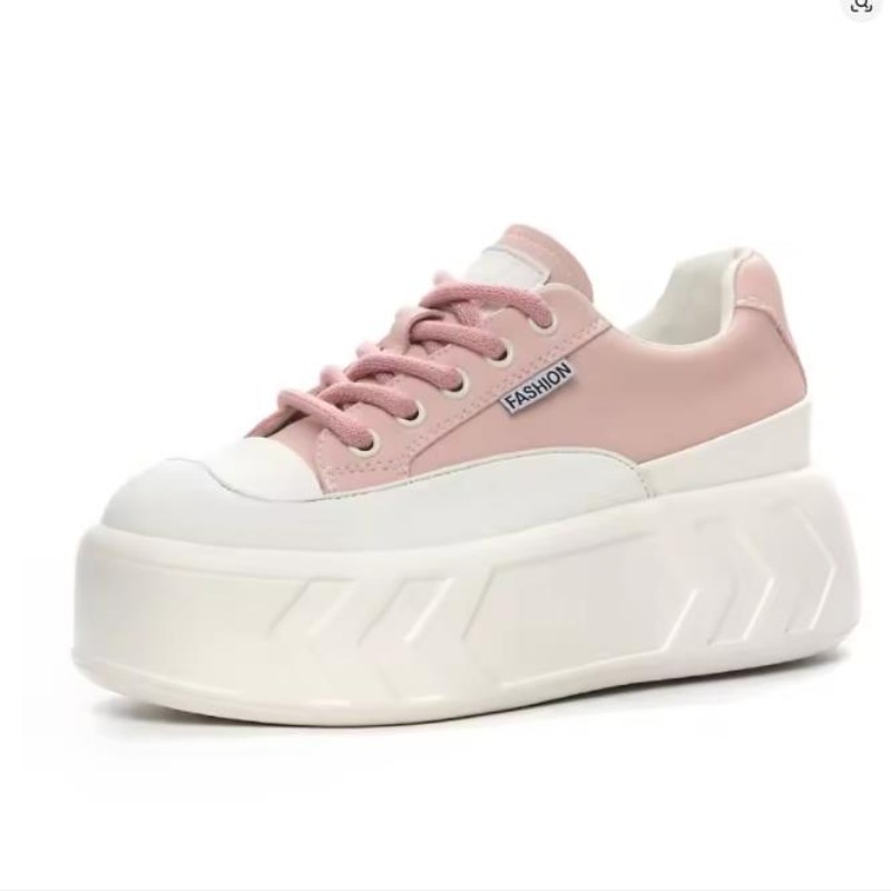 รองเท้าผ้าใบส้นตึกแบบหนา 8 ซม. - Skateboard บทวิจารณ์และราคา
